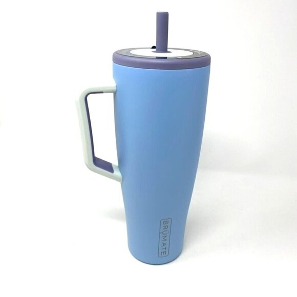 Brumate ERA 40 Oz Leakproof Metal Straw High Tide Blue Color Block - Picture 3 of 7